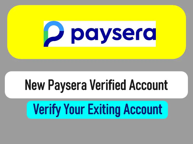 Paysera Account / identity verification